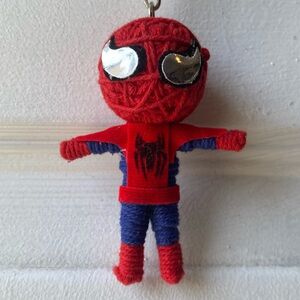 Spiderman marvel stringdoll keychain